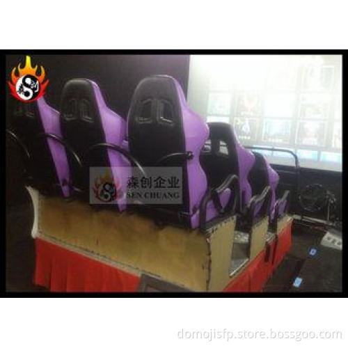 Hydraulic 5D Movie Theater with 9 Seats Motion Chair , Digi